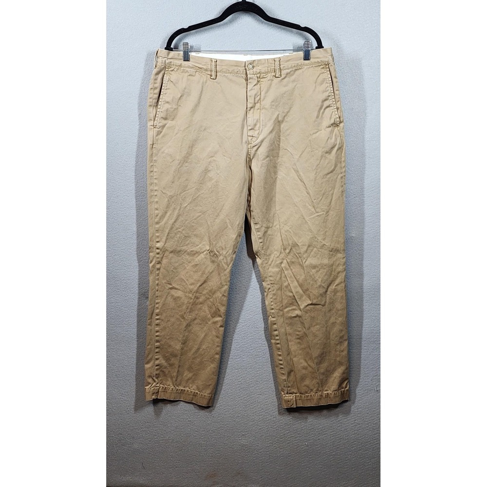 Polo Ralph Lauren Pants Mens 38x30 Khaki Classic Fit Chinos Twill Casual‎ Tan